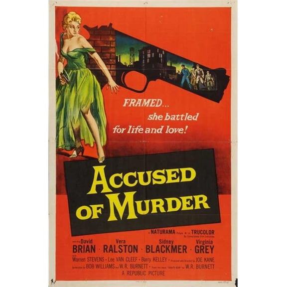 Posterazzi  Accused of Murder Movie Poster - 27 x 40 in.