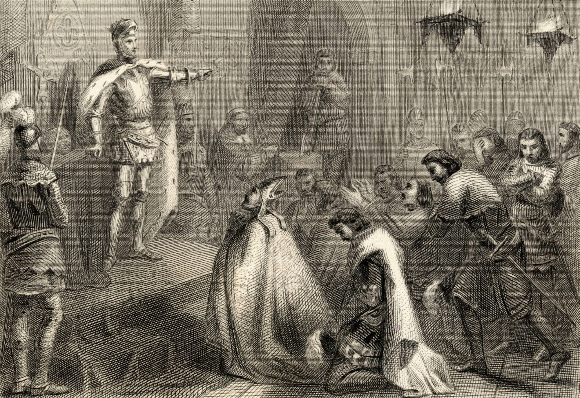 Posterazzi Act Of Justice Of Don Enrique Iii El Doliente 1379-1406 English Henry Iii The Sufferer Canvas Art - Ken Welsh Design Pics (36 x 24)