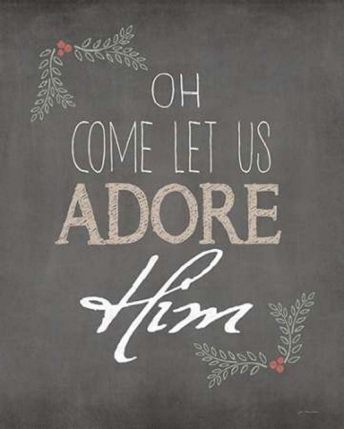 Posterazzi Adore Him Canvas Art - Jo Moulton (24 x 30)