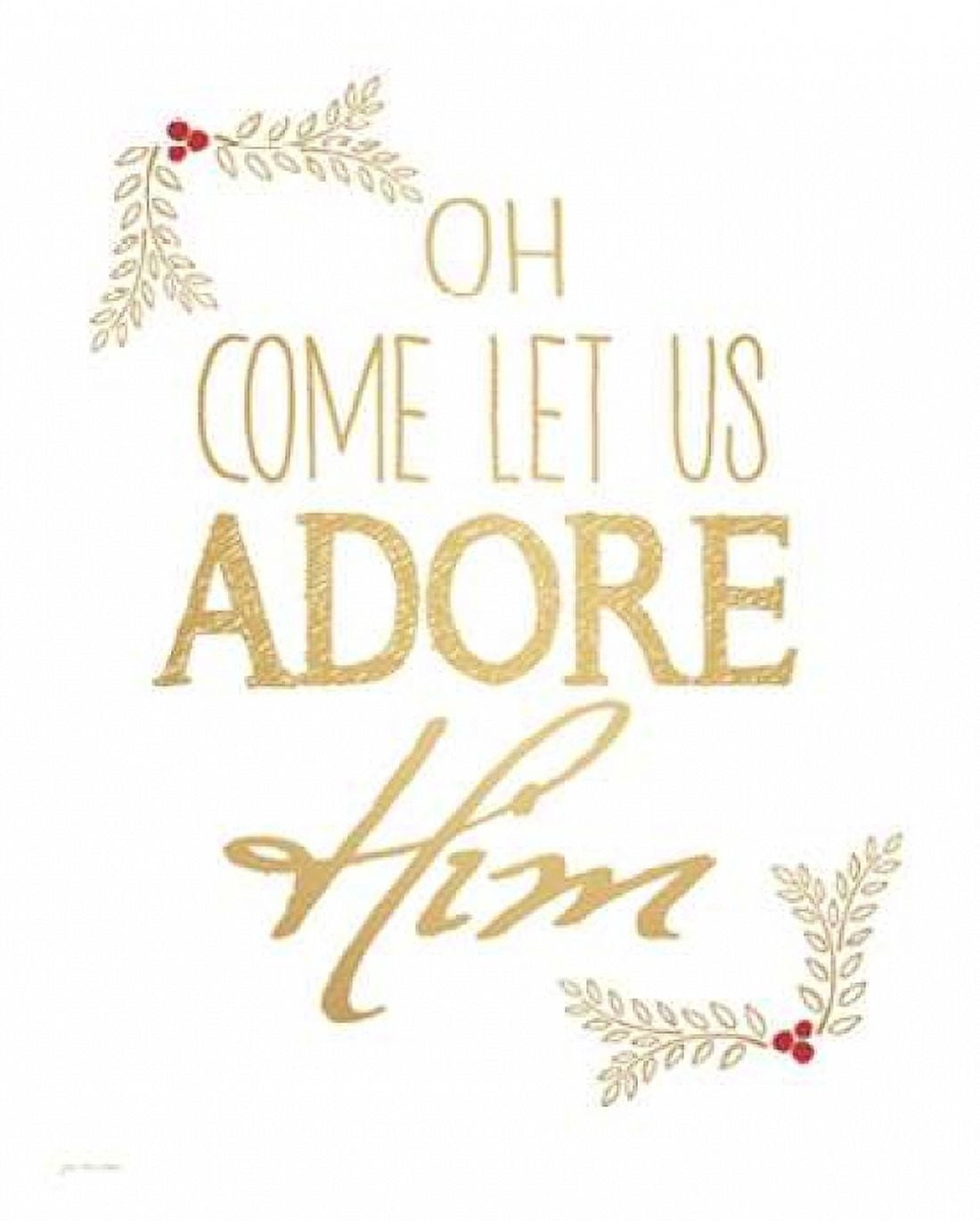 Posterazzi Adore Him Canvas Art - Jo Moulton (24 x 30)