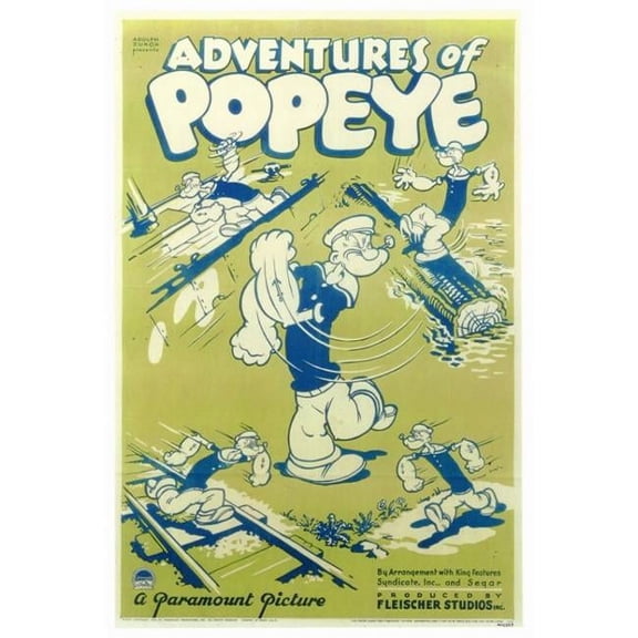 Posterazzi Adventures of Popeye Movie Poster - 27 x 40 in.