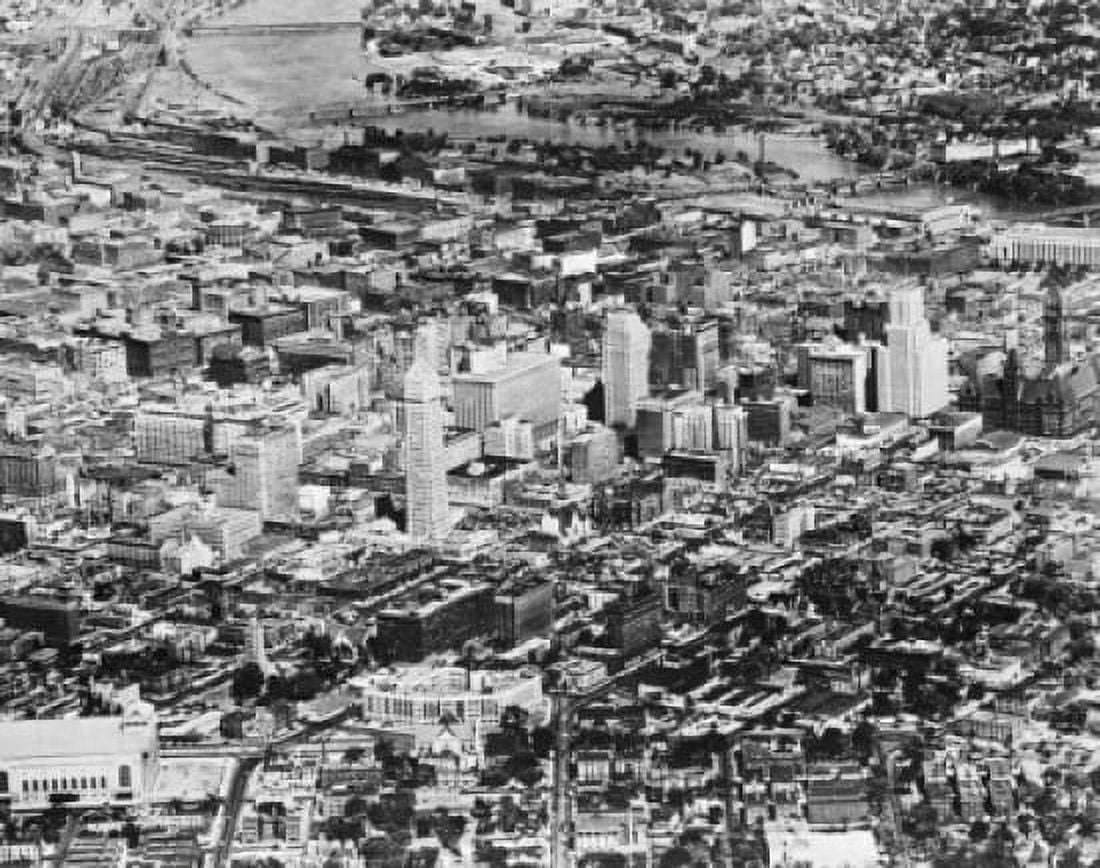 Posterazzi Aerial view of a city Minneapolis Minnesota USA Canvas Art -  (24 x 36)