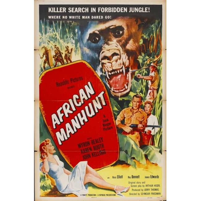 Posterazzi African Manhunt Movie Poster - 27 x 40 in. - Walmart.com