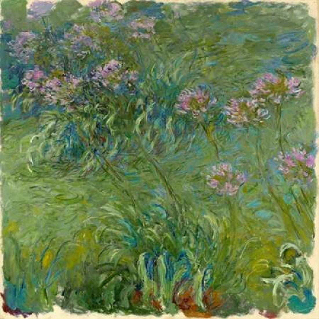 Posterazzi Agapanthe Canvas Art - Claude Monet (24 x 24)