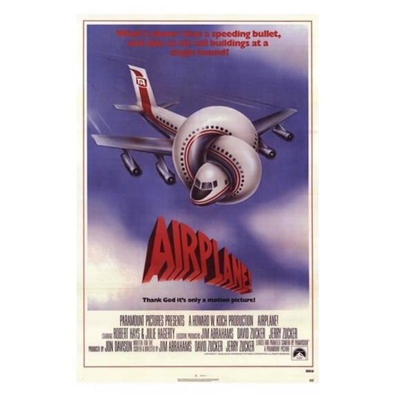 Posterazzi Airplane Movie Poster - 11 x 17 in.