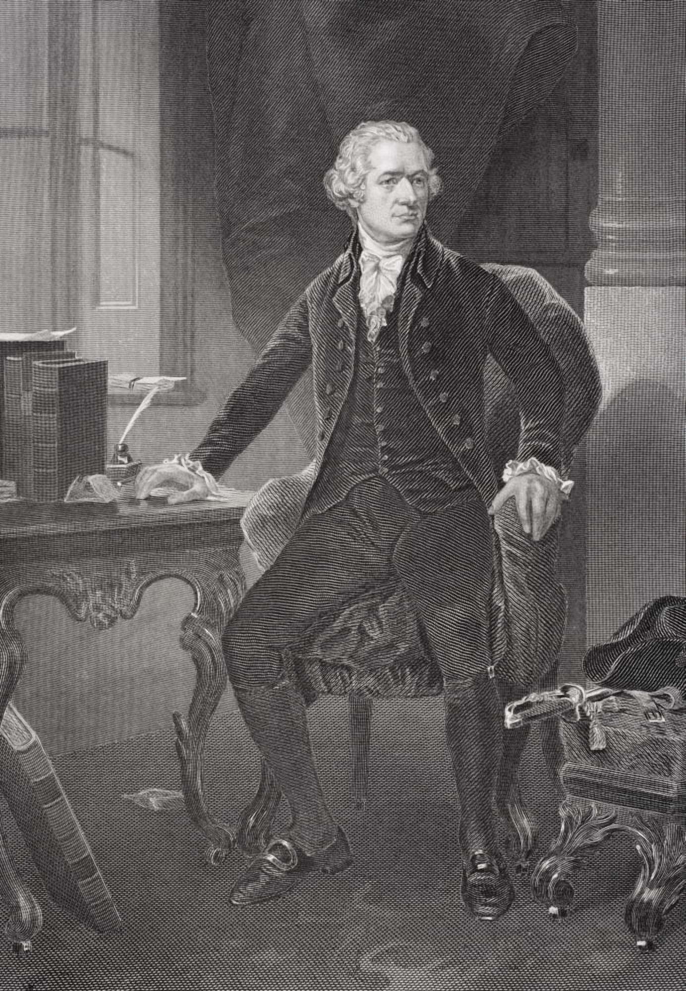 Posterazzi Alexander Hamilton 1755 Or 1757 To 1804 American Revolutionary And Lawyer Killed In Duel With Aaron BurrFrom Painting By Alonzo Chappel Canvas Art - Ken Welsh Design Pics (22 x 34)