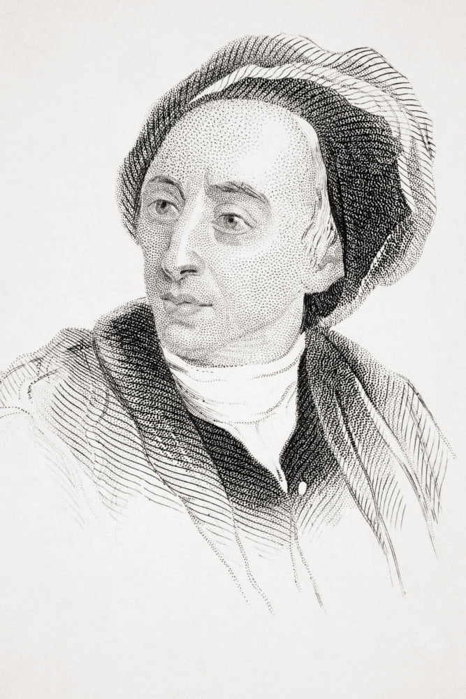 Posterazzi Alexander Pope 1688-1744 English Poet And Satirist From Old Englands Worthies By Lord Brougham And Others Published London Circa 1880s Canvas Art - Ken Welsh  Design Pics (22 x 34)