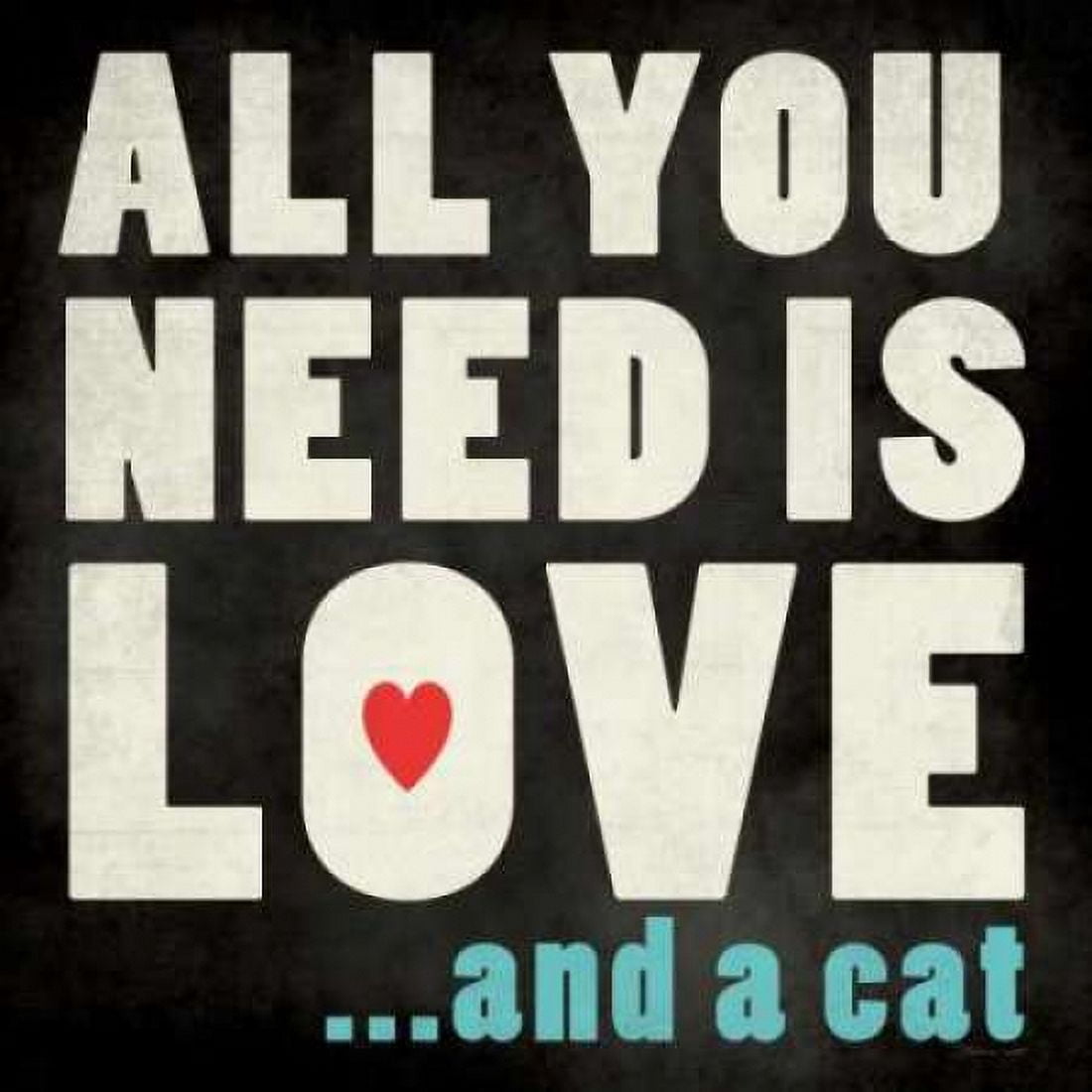 Posterazzi All You Need - Cat Canvas Art - Stephanie Marrott (24 x 24)