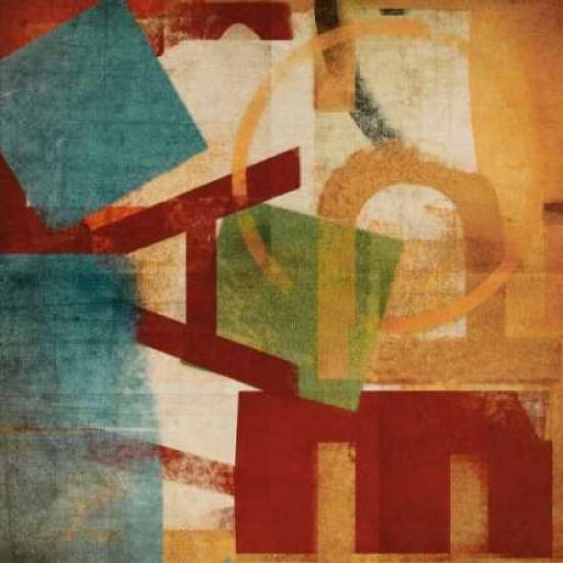Posterazzi Alphabet Soup II Canvas Art - NOAH (24 x 24)