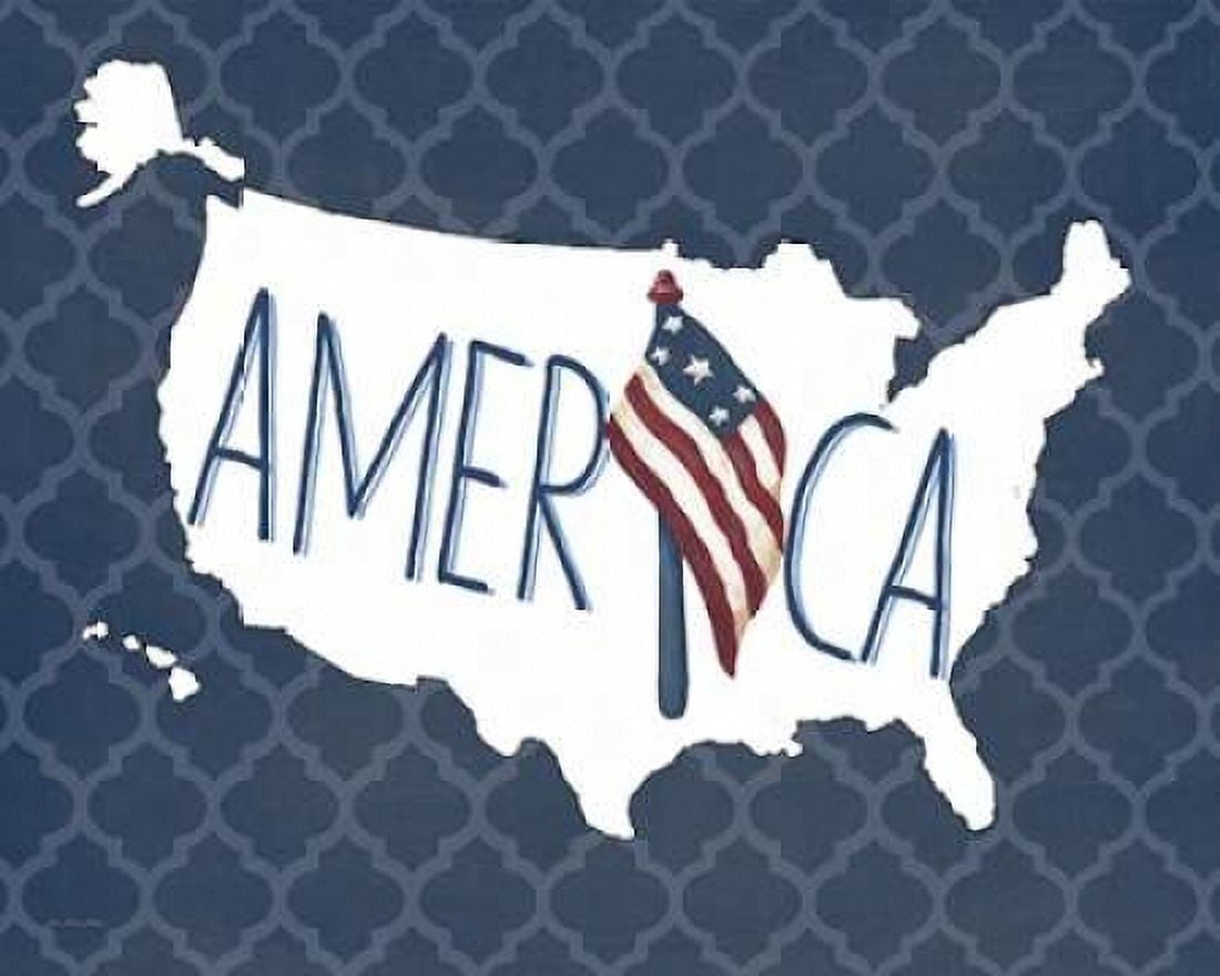 Posterazzi America Canvas Art - Jo Moulton (24 x 30)