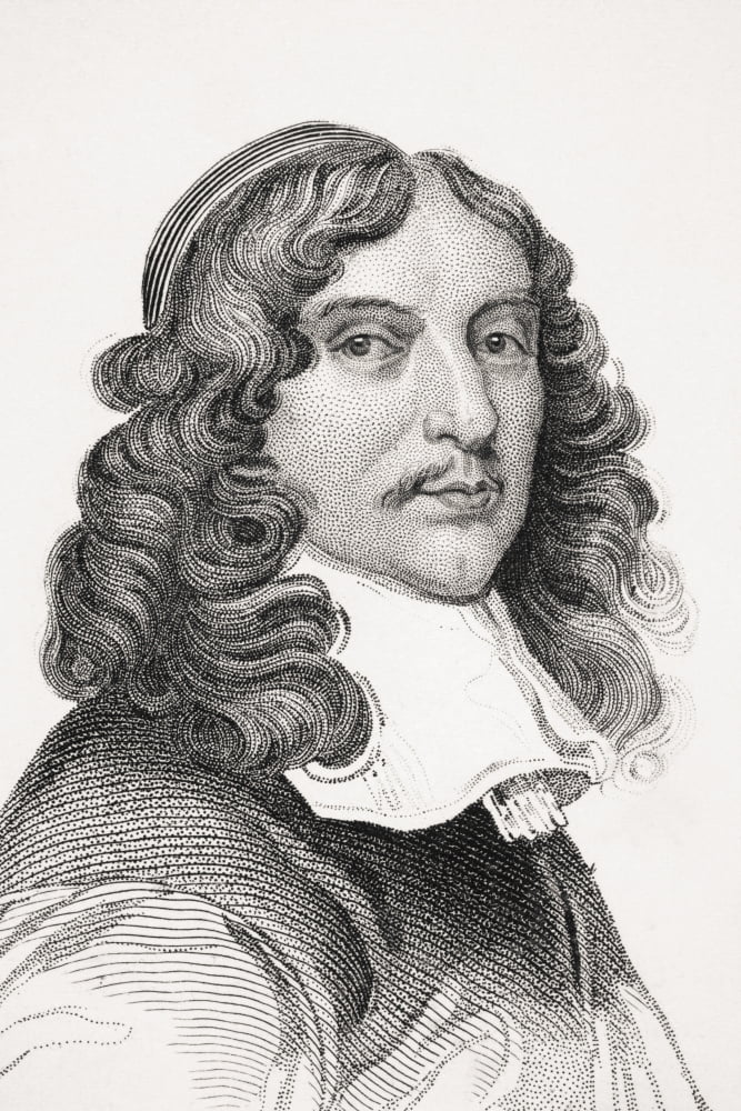 Posterazzi Andrew Marvell 1621-1678 English Metaphysical Poet From Old Englands Worthies By Lord Brougham And Others Published London Circa 1880s Canvas Art - Ken Welsh Design Pics (22 x 34)