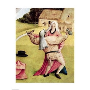 Posterazzi Anger Detail From The Table of The Seven Deadly Sins & The Four Last Things C1480 Poster Print by Hieronymus Bosch 18 x 24 in.