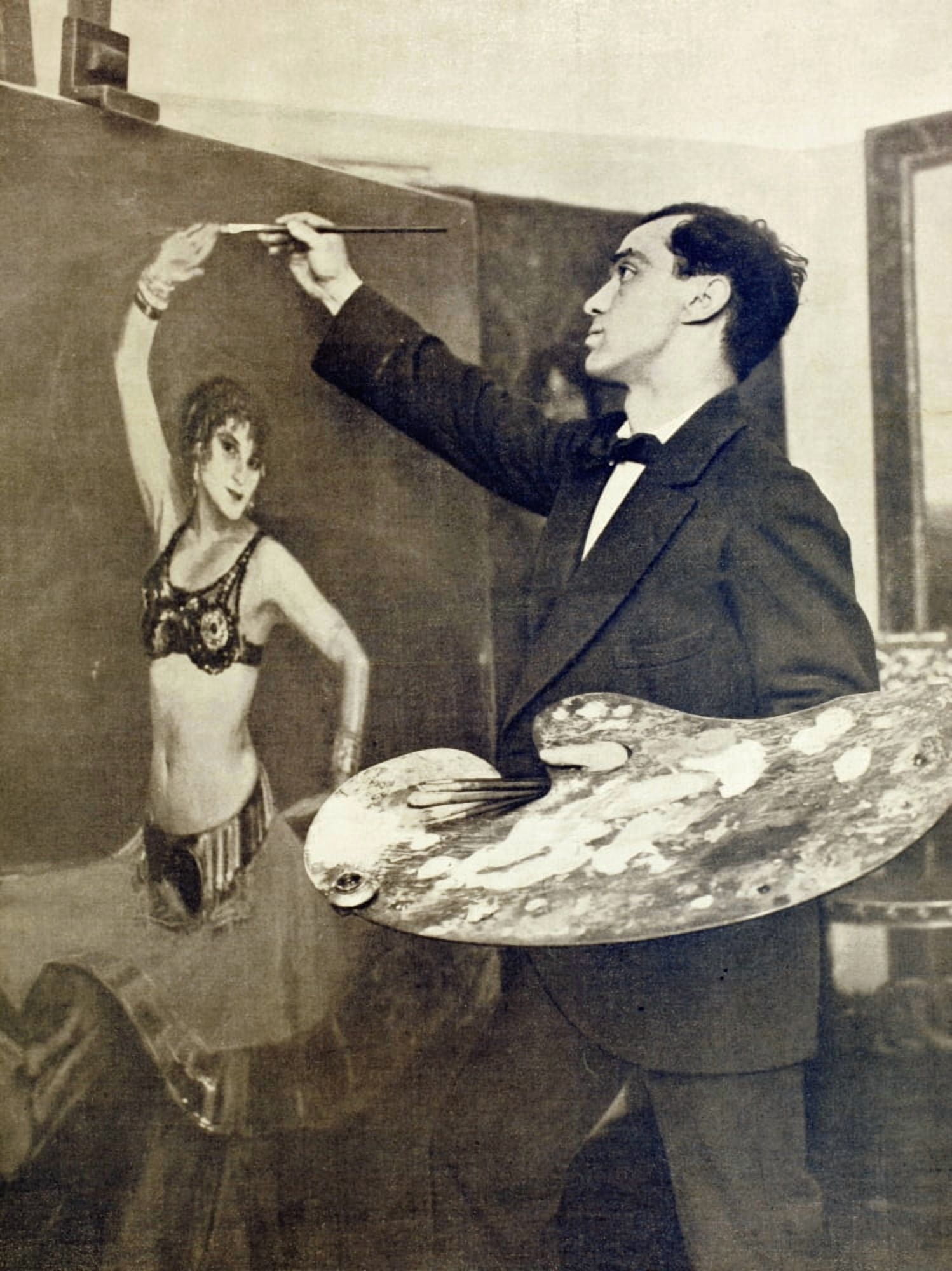 Posterazzi Anselmo Miguel Nieto 1881 - 1964 Spanish Artist From La Esfera 1914 Canvas Art - Ken Welsh Design Pics (24 x 32)