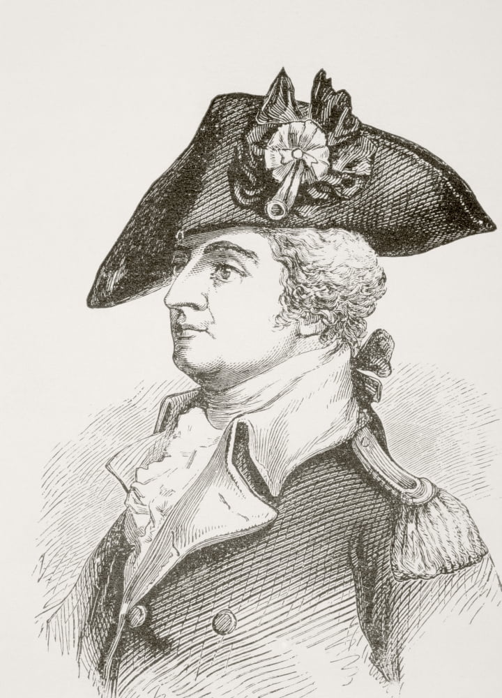Posterazzi Anthony Wayne 1745 To 1796 United States Army General And Statesman From A 19Th Century Illustration Canvas Art - Ken Welsh Design Pics (24 x 34)