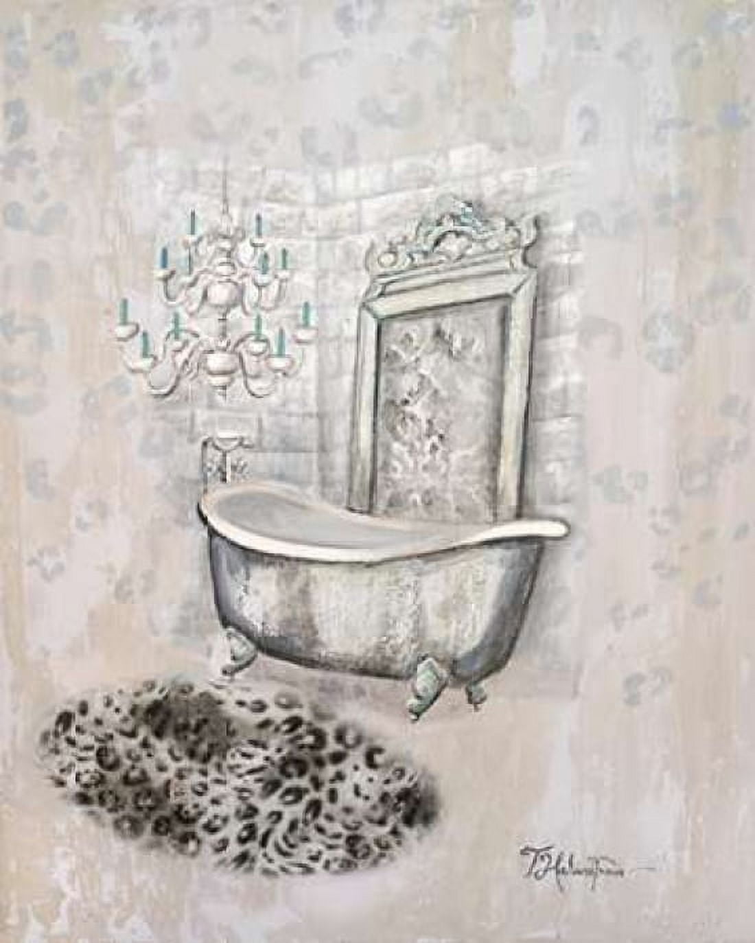 Posterazzi Antique Mirrored Bath II Canvas Art - Tiffany Hakimipour (22 x 28)