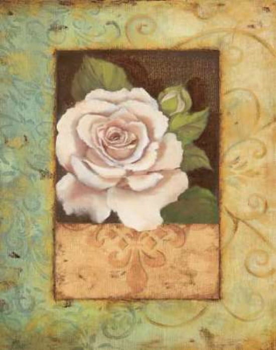 Posterazzi Antique Rose I Canvas Art - Jillian Jeffrey (24 x 30)