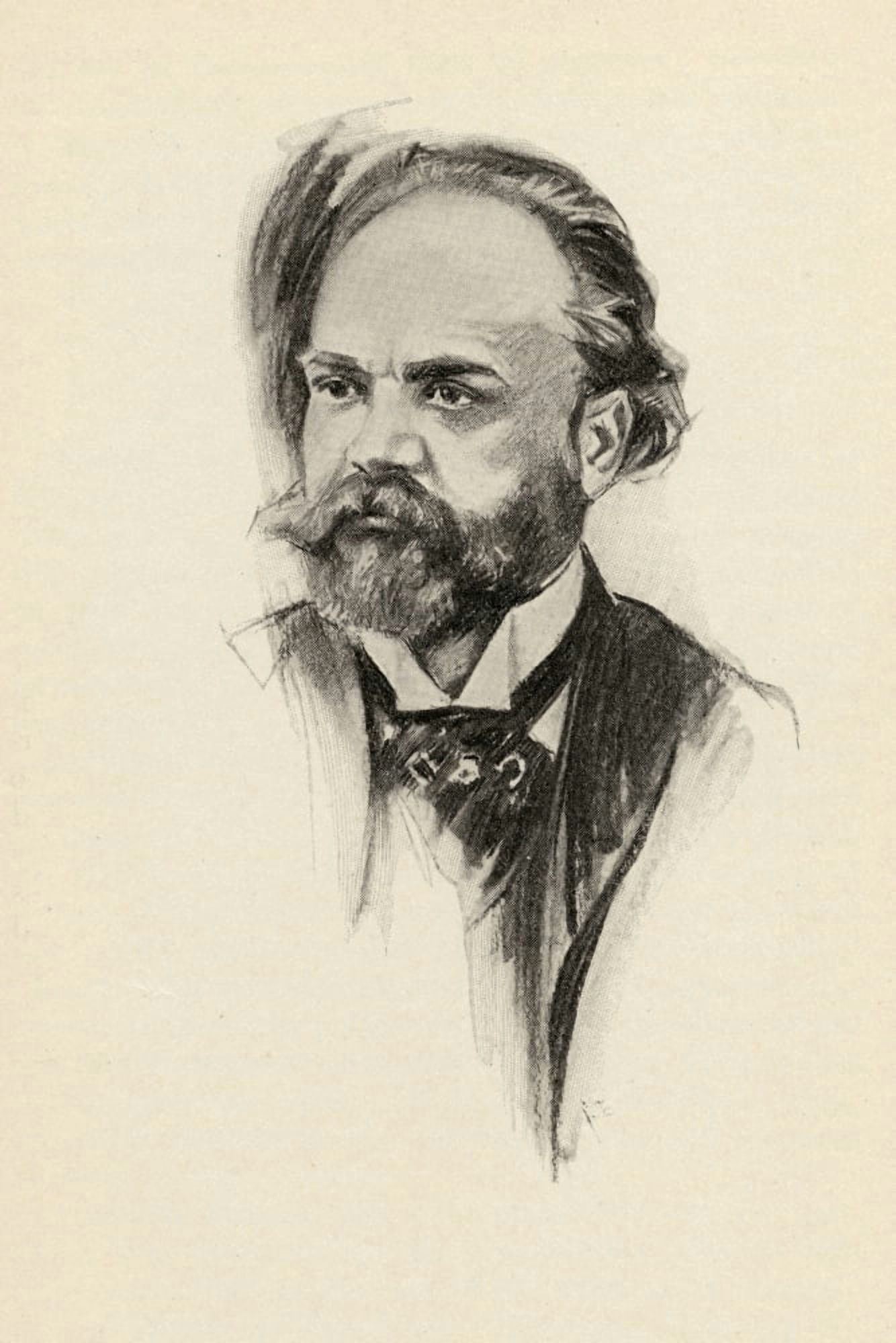 Posterazzi Antonin Dvork 1841-1904 Czech Composer Portrait By Chase Emerson American Artist 1874-1922 Canvas Art - Ken Welsh Design Pics (24 x 36)