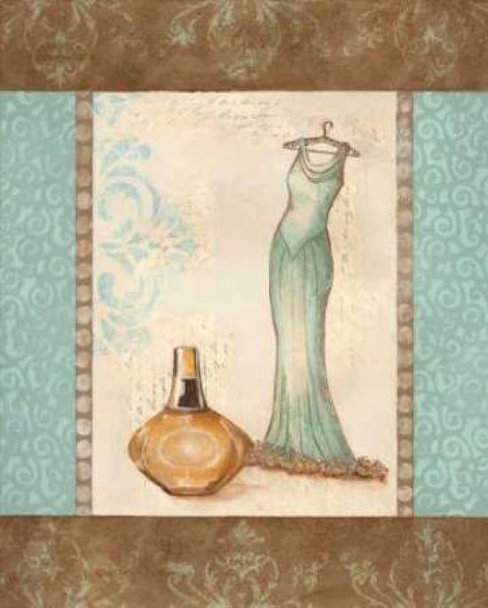 Posterazzi Aqua Fashion II Canvas Art - Sophie Devereux (22 x 28)