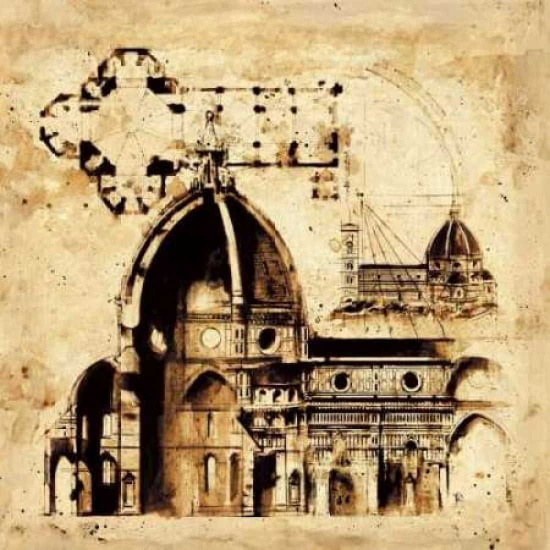 Posterazzi Architectorum No 1 Canvas Art - Paul Panossian (24 x 24)
