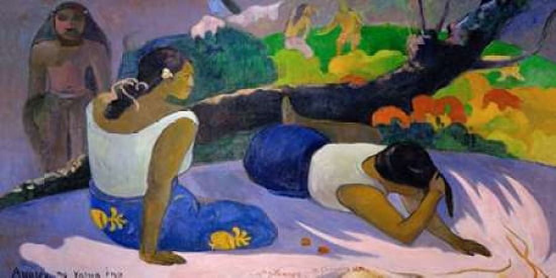 Posterazzi Arearea no vareua ino Canvas Art - Paul Gauguin (24 x 48)