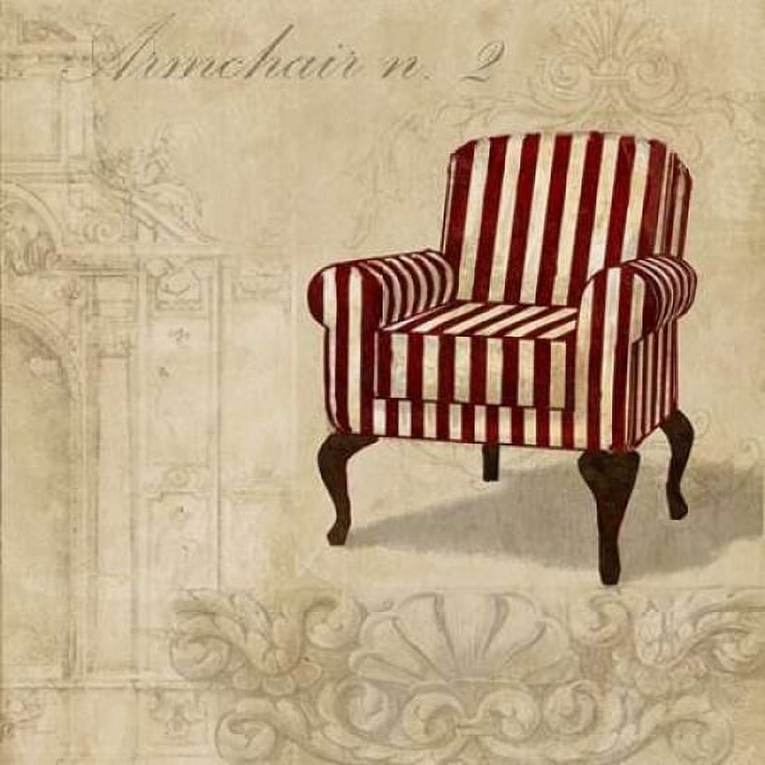 Posterazzi Armchair n 2 Canvas Art - Remy Dellal (24 x 24)