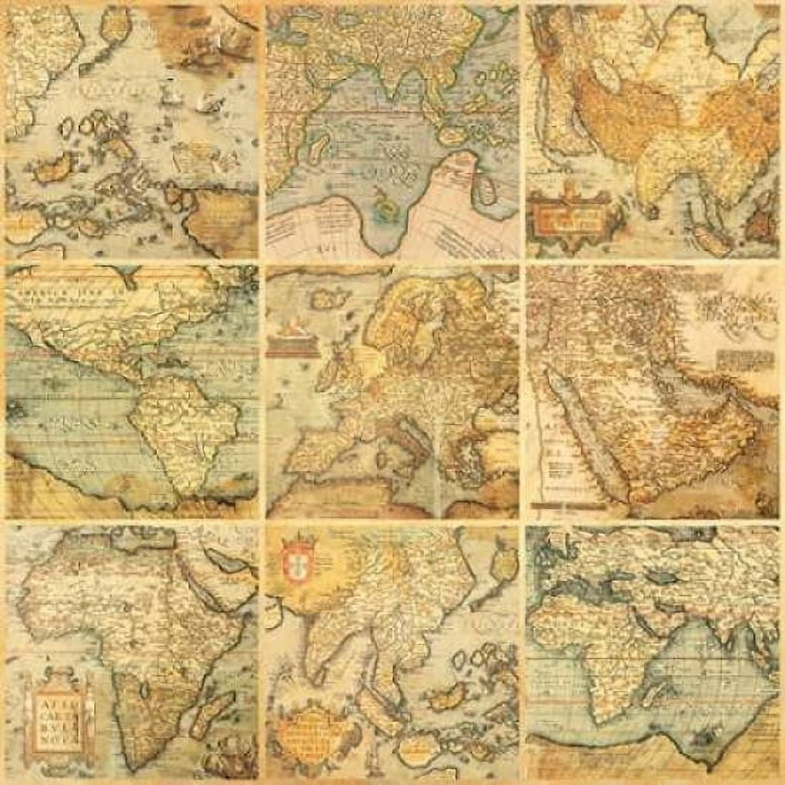Posterazzi Around the World I Canvas Art - Joannoo (24 x 24)