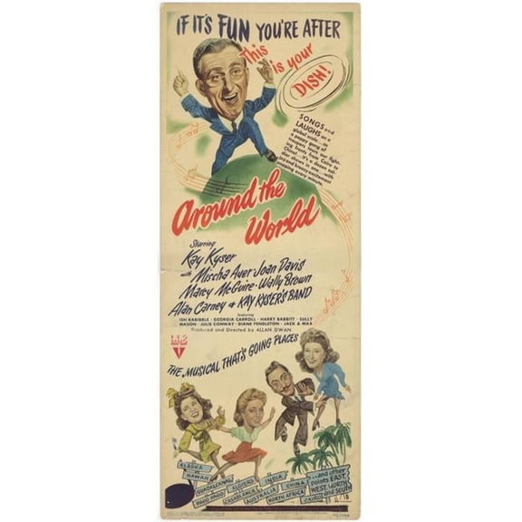 Posterazzi  Around the World Movie Poster - 27 x 40 in.