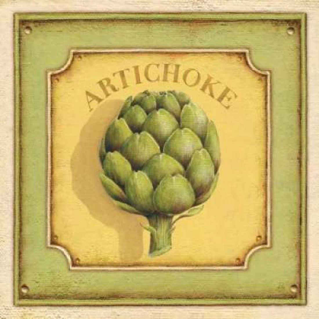 Posterazzi Artichoke Canvas Art - Daphne Brissonnet (24 x 24)