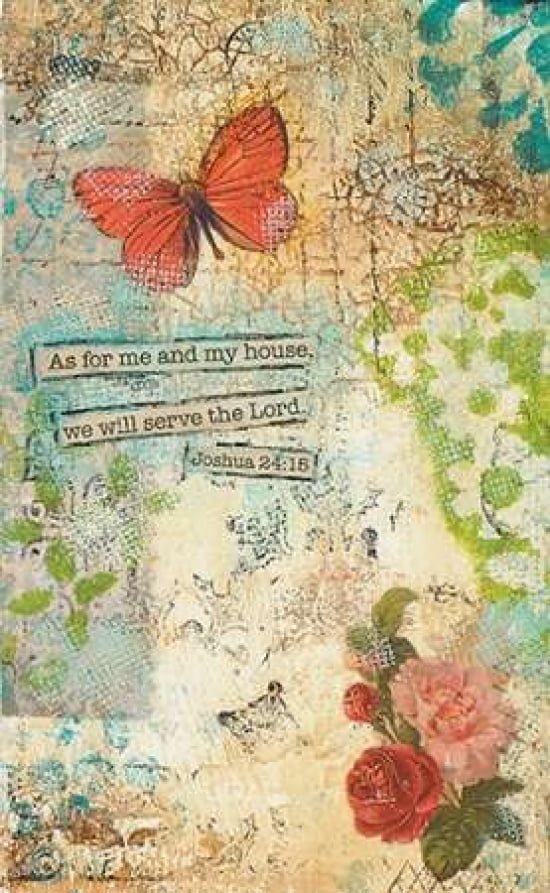 Posterazzi As For Me and My House Canvas Art - Cassandra Cushman (24 x 36)