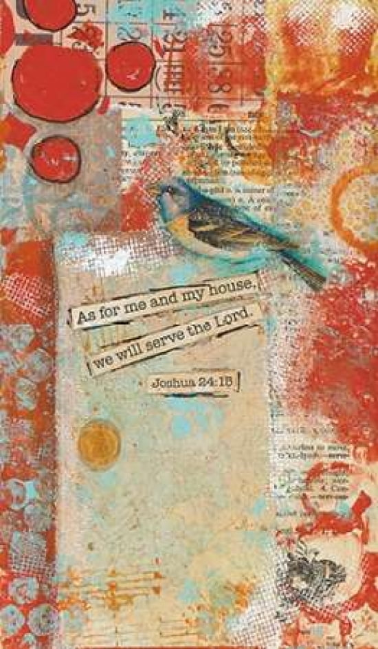 Posterazzi As For Me and My House II Canvas Art - Cassandra Cushman (24 x 36)