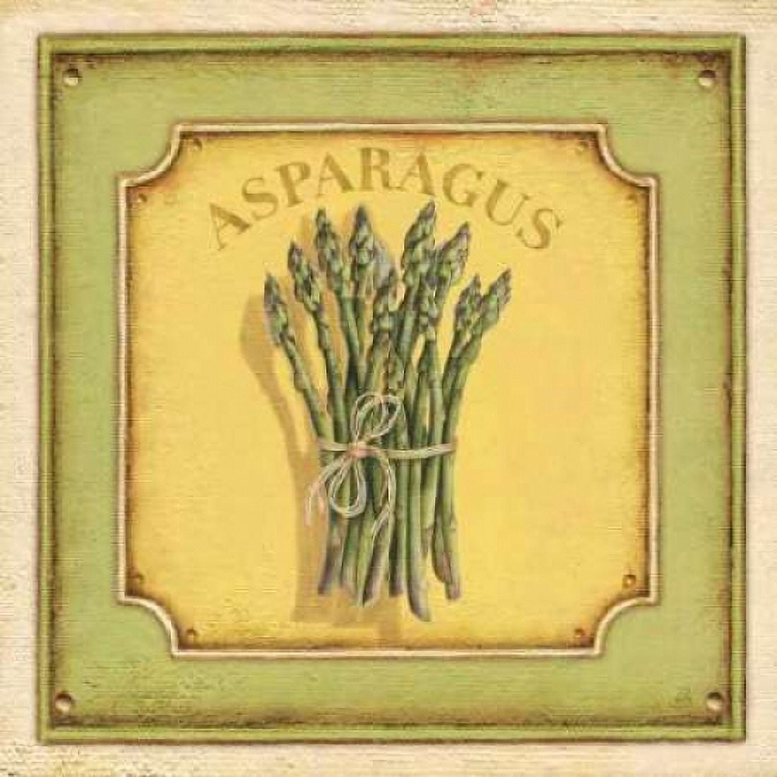 Posterazzi Asparagus Canvas Art - Daphne Brissonnet (24 x 24)