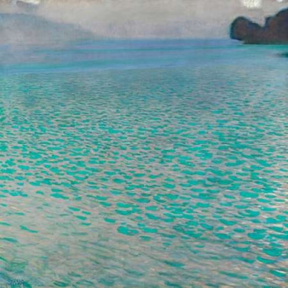 Posterazzi Attersee Canvas Art - Gustav Klimt (24 x 24)