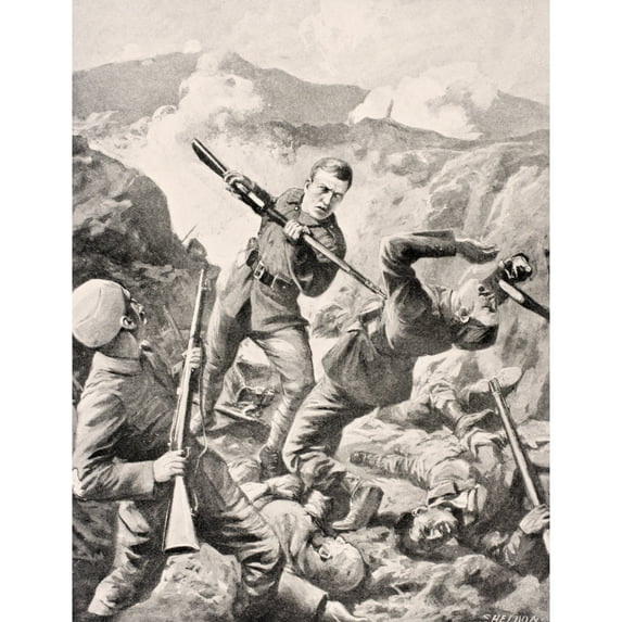 Posterazzi Australian Lance-Corporal Albert Jacka Vc 1893 To 1932 Was Awarded Victoria Cross After Single Handedly Killing Seven Poster Print - 12 x 16