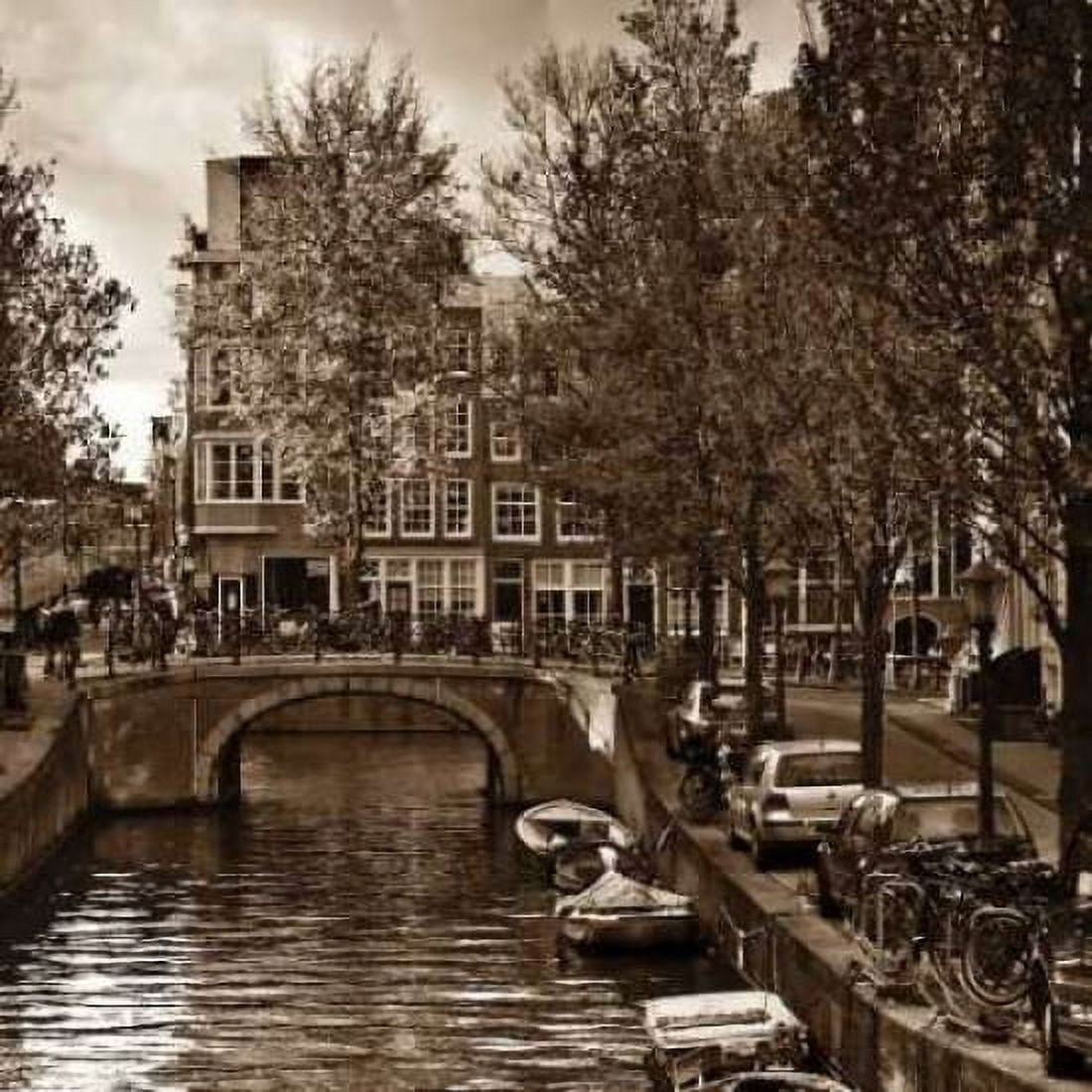 Posterazzi Autumn in Amsterdam IV Canvas Art - Jeff Maihara (24 x 24)