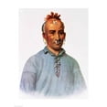 thumbnail image 1 of Posterazzi BALBAL122940LARGE Kish-Kal-Wa A Shawnee Chief Poster Print - 24 x 36 in. - Large, 1 of 4
