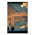 thumbnail image 1 of Posterazzi BALBAL1439 Kyoto Bridge by Moonlight Poster Print by Utagawa Hiroshige - 18 x 24 in., 1 of 1