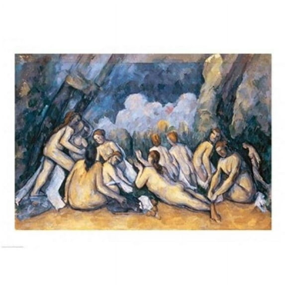 Posterazzi BALBAL2052 The Large Bathers Poster Print by Paul Cezanne - 24 x 18 in.