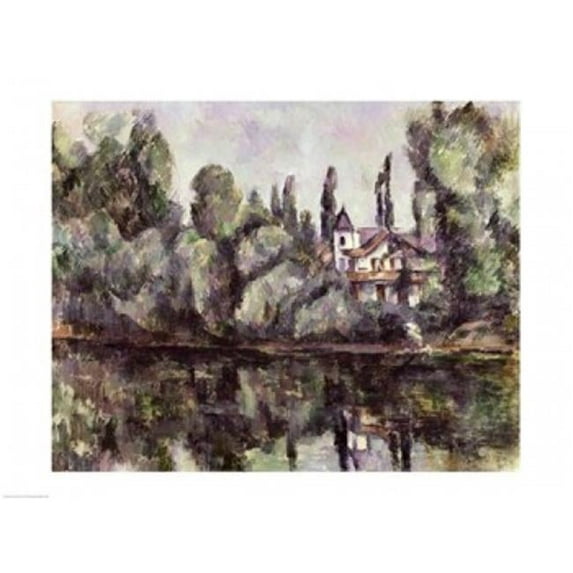 Posterazzi BALBAL47605LARGE The Banks of The Marne 1888 Poster Print by Paul Cezanne - 36 x 24 in. - Large