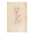 thumbnail image 1 of Posterazzi BALBAL72217 W.53R The Risen Christ Study for The Fresco of The Last Judgement in The Sistine Chapel Vatican Print by Michelangelo - 18 x 24 in., 1 of 4