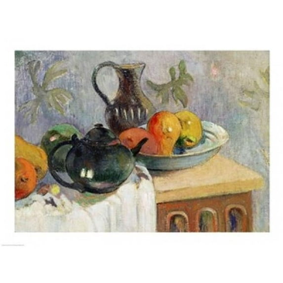 Posterazzi BALBAL75685LARGE Teiera Brocca E Frutta 1899 Poster Print by Paul Gauguin - 36 x 24 in. - Large
