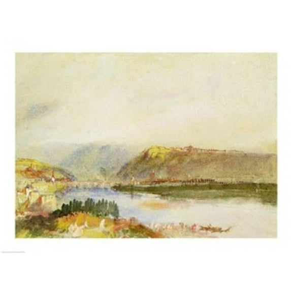 Posterazzi BALBAL75920LARGE Givet From The North Poster Print by J.M.W. Turner - 36 x 24 in. - Large