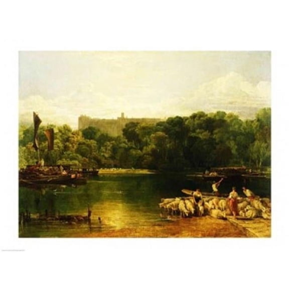 Posterazzi BALBAL75928 Windsor Castle From The Thames Poster Print by J.M.W. Turner - 24 x 18 in.