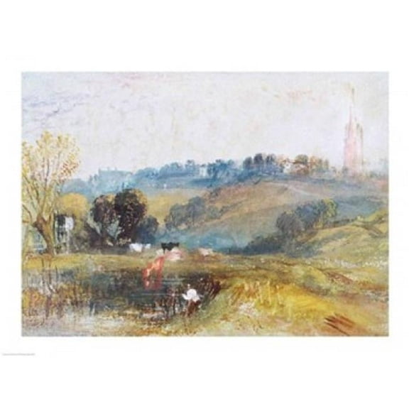 Posterazzi BALBAL75940 Landscape Near Petworth C.1828 Poster Print by J.M.W. Turner - 24 x 18 in.