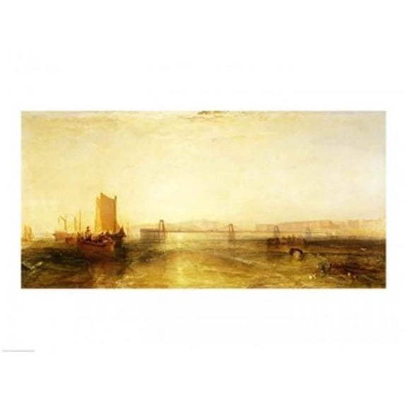 Posterazzi BALBAL75944 Brighton From The Sea C.1829 Poster Print by J.M.W. Turner - 24 x 18 in.