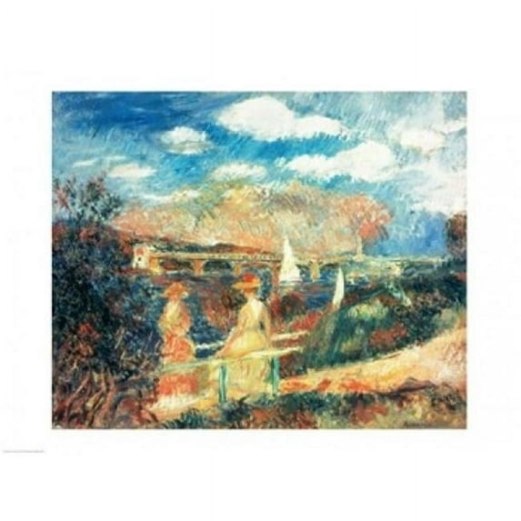 Posterazzi BALBAL76846LARGE The Banks of The Seine at Argenteuil 1880 Poster Print by Pierre-Auguste Renoir - 36 x 24 in. - Large