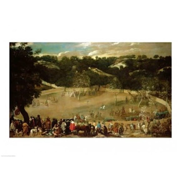 Posterazzi BALBAL99420 Philip IV Hunting Wild Boar Poster Print by Diego Velazquez - 24 x 18 in.