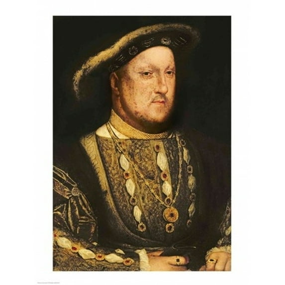 Posterazzi BALBAL99917 Portrait of Henry Viii Poster Print by Hans Holbein - 18 x 24 in.
