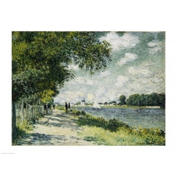 Posterazzi BALCH376807 The Seine at Argenteuil 1875 Poster Print by Claude Monet - 24 x 18 in.