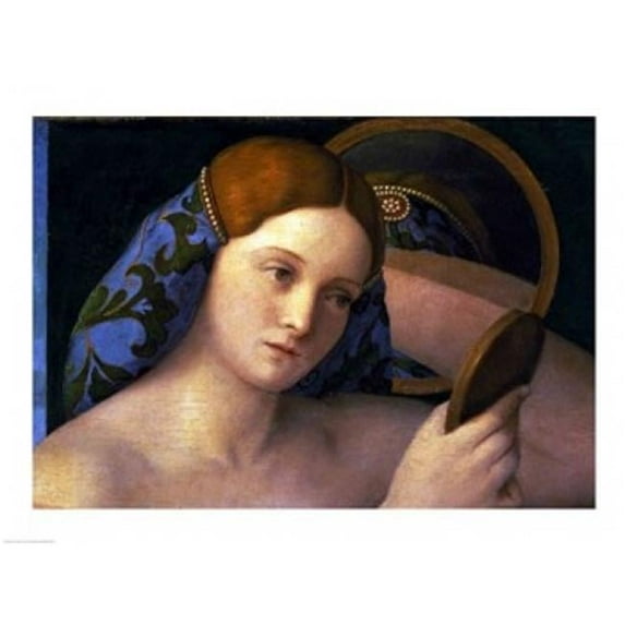 Posterazzi BALXAM72503LARGE Young Woman at Her Toilet Poster Print by Giovanni Bellini - 36 x 24 in. - Large