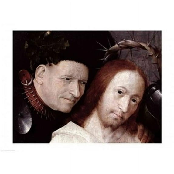 Posterazzi BALXCF263510LARGE Christ Mocked Detail Poster Print by Hieronymus Bosch - 36 x 24 in. - Large